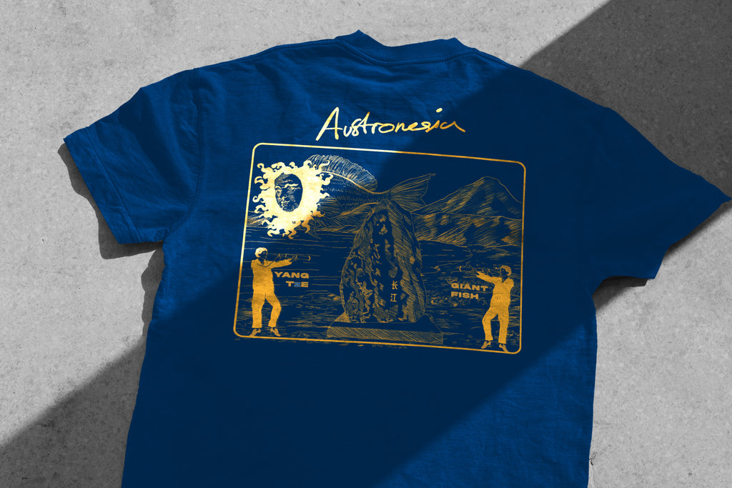 Austronesia Official T-Shirt by Kumiscacing - Navy